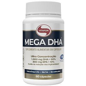 Ômeg Mega DHA - 60 cap - Vitafor
