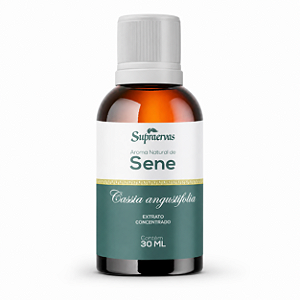 Extrato Fluído Concentrado de Sene 30 ml - Supraervas