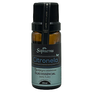 Óleo Essencial de Citronela 10ml – Supraervas