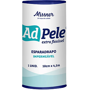 Esparadrapo Impermeável Extra Flexível 10cm x 4,5m – Ad Pele - Missner