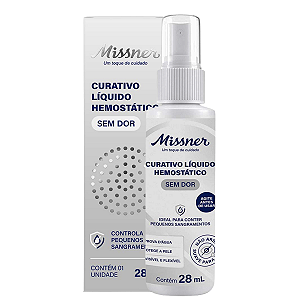 Curativo Líquido Hemostático Spray 28ml - Missner