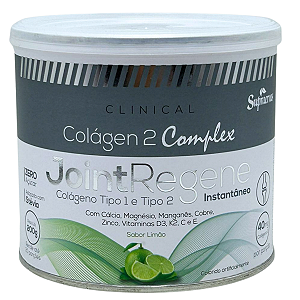 Joint Regene Colágeno Tipo II Limão - 200g - Supraervas