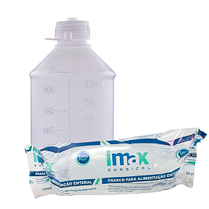 Frasco para Nutrição Enteral 300ml - Imax Surgical