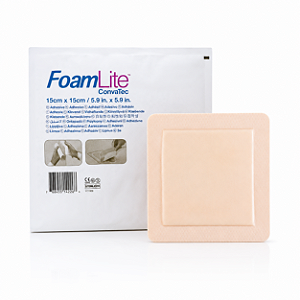 Curativo Foam Lite Adesivo 15cm x 15cm - Unidade - Convatec