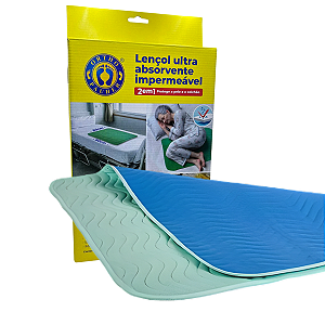 Lençol Ultra Absorvente Impermeável 2 em 1 90cm x 80cm - Ortho Pauher