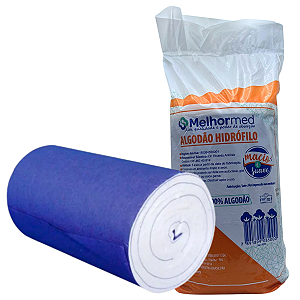Algodão Hidrófilo em Rolo 500g - Melhormed