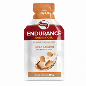 Gel Pré-Treino Endurance Energy Gel Vitafor Paçoca 30g