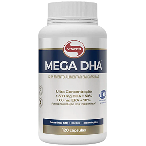 Ômeg Mega DHA - 120 cap - Vitafor