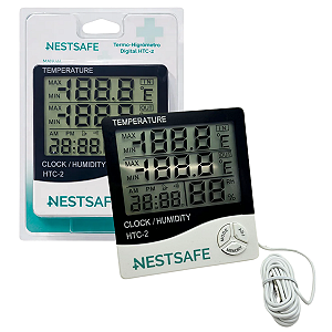 Termo-higrometro Digital Htc-2 - Nestsafe