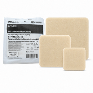 Curativo de Espuma Antimicrobiana Kendall AMD com PHMB – Tamanhos