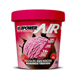 Pasta de Amendoim Sorvete de Morango Trufado 280g - Vitafor