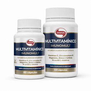Multivitamínico Imunomult Vitafor 60 ou 120 Cápsulas