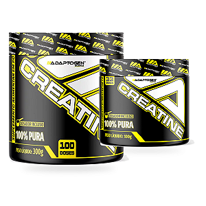 Creatina Monohidratada 100% Pura Adaptogen Science 100g e 300g
