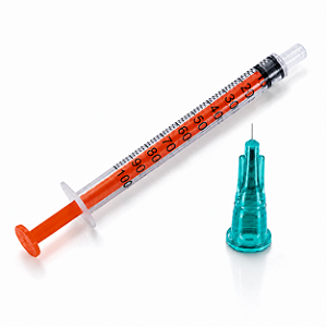 Kit 50 Seringas com Agulha 1mL Descartáveis 32G