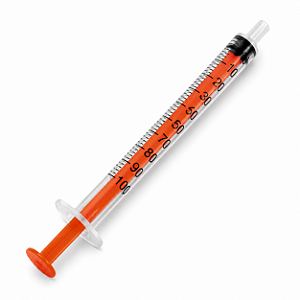 Seringa Descartável Luer Slip 1ml SR Sem Agulha