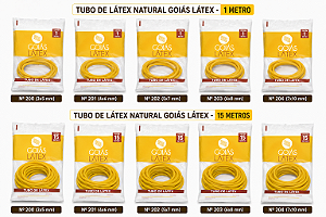 Tubo de Látex Natural Goiás Látex 1 e 10 Metros