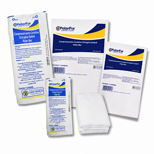 Compressa de Gaze Algodonada Estéril Polarfix