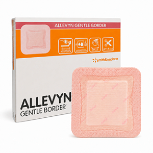 Curativo ALLEVYN Gentle Border Smith & Nephew — Vários Tamanhos
