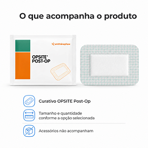 Curativo OPSITE Post-Op Transparente Smith & Nephew