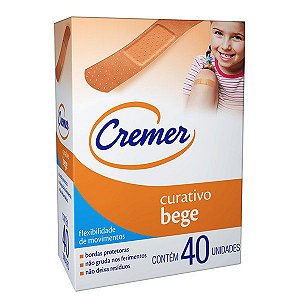 Curativo Antisséptico Bege (40un) - Cremer