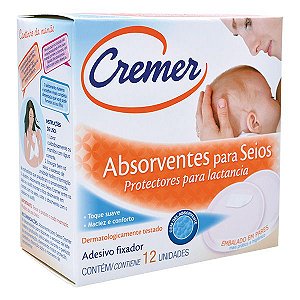 Absorvente para Seios (12un) - Cremer