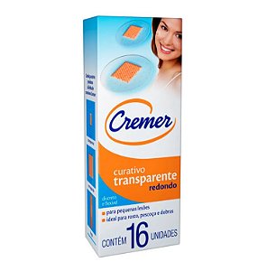 Curativo Redondo Transparente (16un) - Cremer