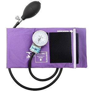 Aparelho de Pressão Adulto Nylon Fecho Velcro Roxo - P.a. Med