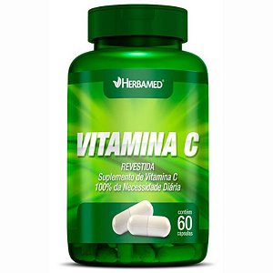Vitamina C 500mg (60caps) - Herbamed