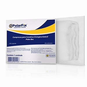 Compressa de Gaze Algodonada Estéril Polarfix