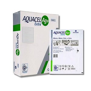 Curativo Aquacel AG+ Extra Hidrofibra Com Prata - Convatec - 1 Unidade