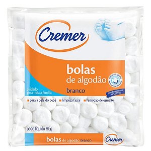 Algodão Hidrófilo Em Bolas - Cremer