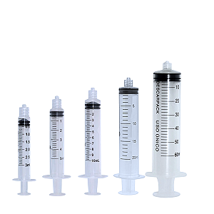 Seringa Descartável Bico Rosca - Unidade - Descarpack