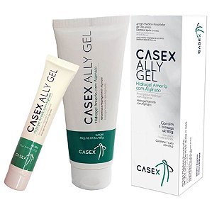 Curativo Ally Gel Hidrogel Com Amorfo e Alginato de Cálcio e Sódio - Casex