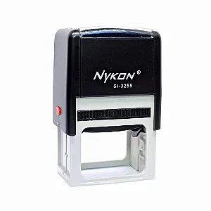 NYKON M3255 RETANGULAR Preto 32 x 55 mm (SEM PERSONALIZAÇÃO)