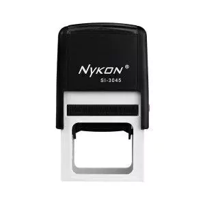 NYKON SI3045 RETANGULAR Preto 30 X 45 mm (SEM PERSONALIZAÇÃO)