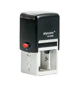 NYKON 5290 QUADRADO Preto 35 x 35 mm (SEM PERSONALIZAÇÃO)