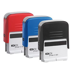 COLOP Printer C20 Compacto - Colop P20 MAIS VENDIDO Colorido 14 x 38 mm (SEM PERSONALIZAÇÃO)
