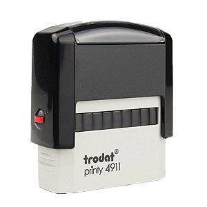 TRODAT 4911 - P2 MAIS VENDIDO apenas preto 14 X 38 mm (SEM PERSONALIZAÇÃO)