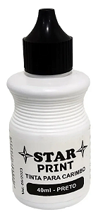 INSUMOS TINTA PARA ALMOFADA STAR AZUL / PRETO / VERMELHO 40 ML