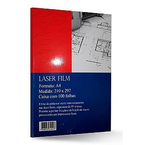 Laserfilm Pacote com 100 folhas 90g. A4 