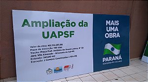 Placa de Obra Construtora