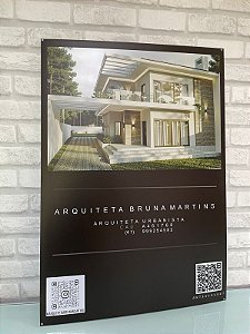 Placa de Obra Construtora