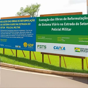 Placa em Aço Galvanizado