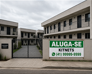 Faixa de aluga-se para imobiliária
