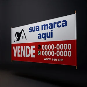 Faixa imobiliária 100x60 - 20 unidades