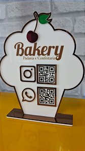 Placa Pix em Acrílico com Gravação UV