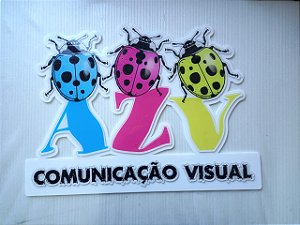 Letreiro em Acrílico 50,5 x 37cm