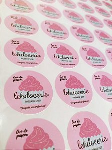 Adesivo de Vinil BRILHO corte especial em cartela