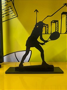 Troféus de Silhuetas jogador Beach Tennis
