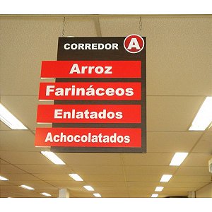 Placa Suspensa para teto